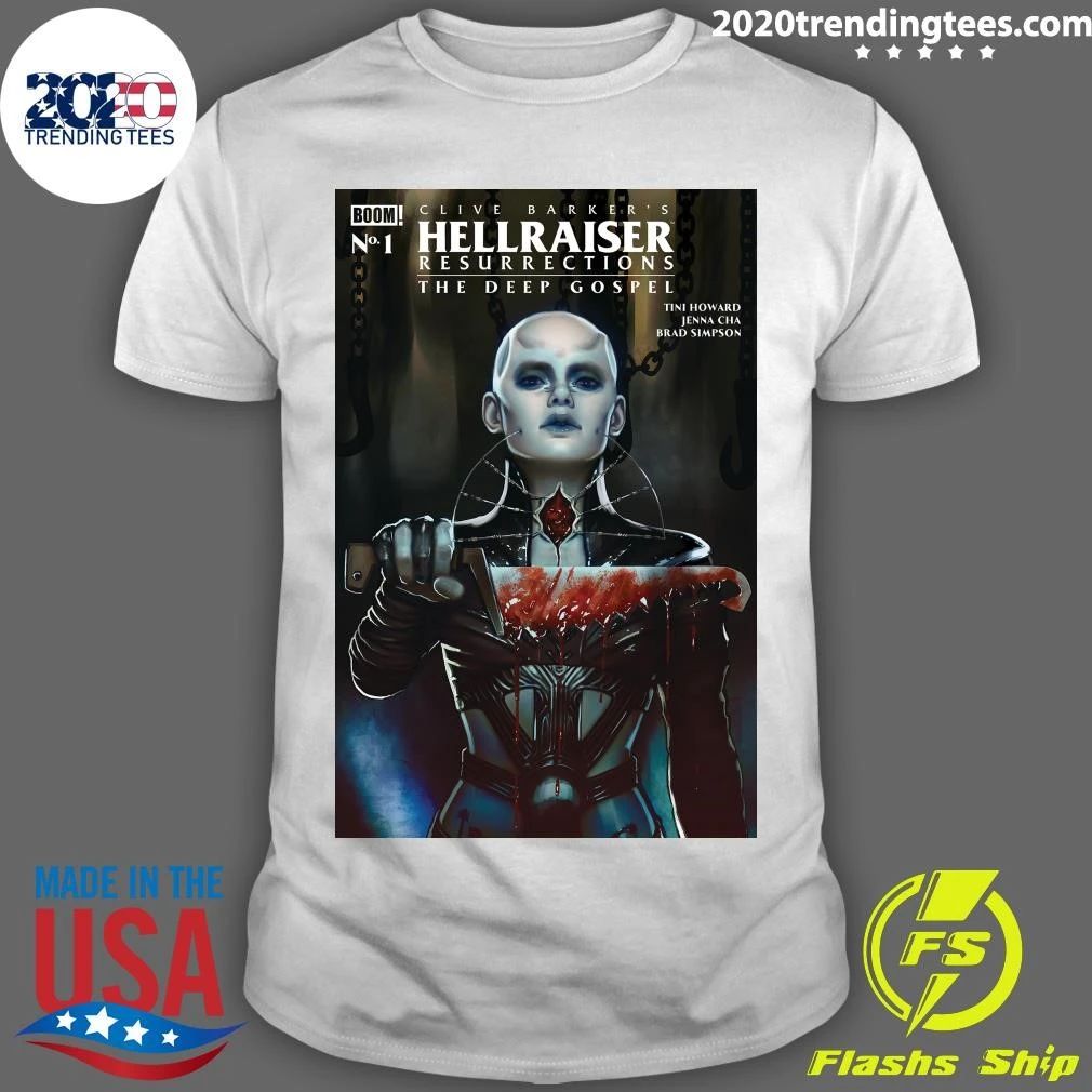 Clive Barkers Hellraiser Resurrections The Deep Gospel #1 Shirt Unisex T-shirt, Sweatshirt, Hoodie, Long Sleeve Tee - T-Shirt, Sweatshirt, Hoodie