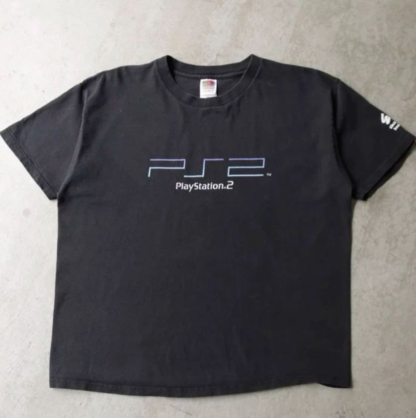 vintage ps2 logo black T-shirt Unisex T-shirt, Sweatshirt, Hoodie, Long Sleeve Tee - T-Shirt, Sweatshirt, Hoodie