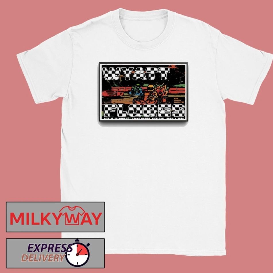 Wyatt Flores Apr 3 2026 Poster Grand Rapids T-Shirt Unisex T-shirt, Sweatshirt, Hoodie, Long Sleeve Tee - T-Shirt, Sweatshirt, Hoodie