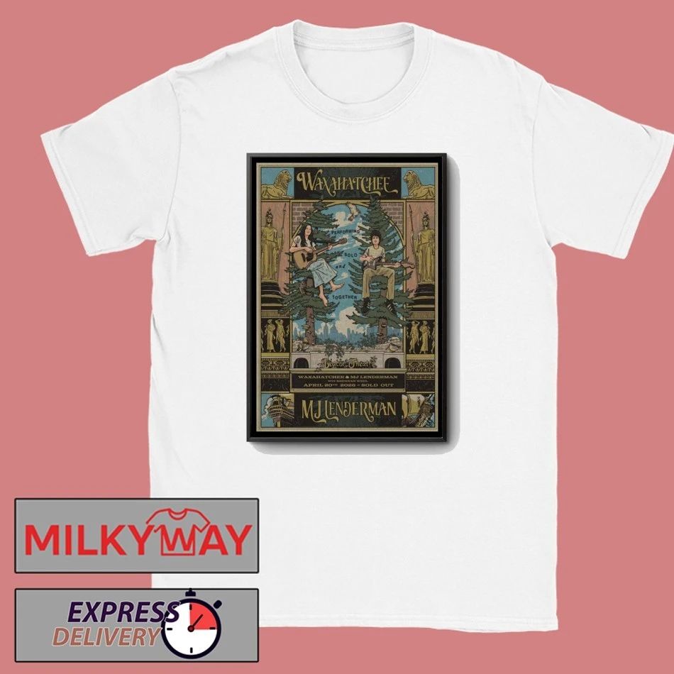 Apr 20 2026 Waxahatchee & MJ Lenderman Poster New York, NY shirt Unisex T-shirt, Sweatshirt, Hoodie, Long Sleeve Tee - T-Shirt, Sweatshirt, Hoodie