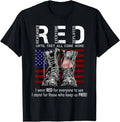 R.E.D Friday Military Remember Everyone Deployed Unisex-Adults US Flag T-Shirt Unisex T-shirt, Sweatshirt, Hoodie, Long Sleeve Tee - T-Shirt, Sweatshirt, Hoodie