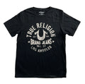 True Religion Jeans T-Shirt Logo Tee Crew V-Neck Buddha Horseshoe Graphic Defect Unisex T-shirt, Sweatshirt, Hoodie, Long Sleeve Tee - T-Shirt, Sweatshirt, Hoodie
