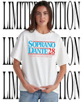Soprano Dante 2028 all due respect you got no fing idea what its shirt Unisex T-shirt, Sweatshirt, Hoodie, Long Sleeve Tee - T-Shirt, Sweatshirt, Hoodie