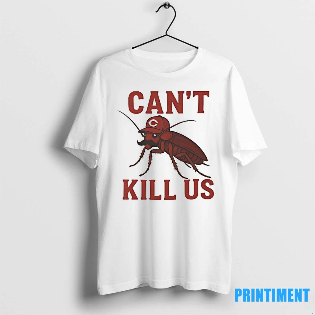 Cincinnati Reds Mascot Cant Kill Us Baseball Tshirts Sweater Unisex T-shirt, Sweatshirt, Hoodie, Long Sleeve Tee - T-Shirt, Sweatshirt, Hoodie