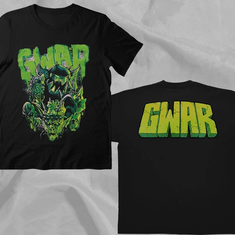GWAR Band Retro 90s Green Black Double Sided T-Shirt Unisex T-shirt, Sweatshirt, Hoodie, Long Sleeve Tee - T-Shirt, Sweatshirt, Hoodie