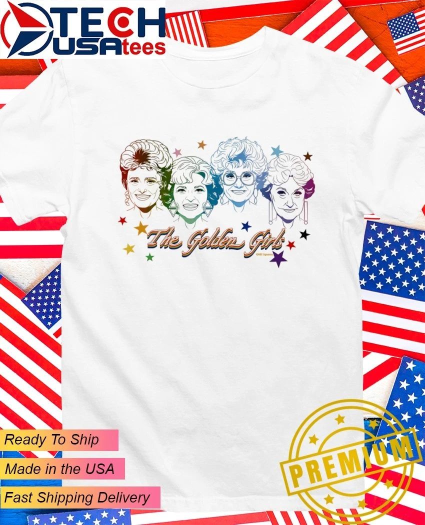 The Golden Girls colorful shirt Unisex T-shirt, Sweatshirt, Hoodie, Long Sleeve Tee - T-Shirt, Sweatshirt, Hoodie