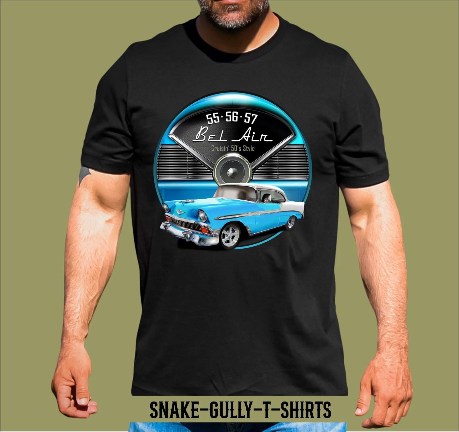 1956 CHEV BEL AIR T-SHIRT Unisex T-shirt, Sweatshirt, Hoodie, Long Sleeve Tee - T-Shirt, Sweatshirt, Hoodie