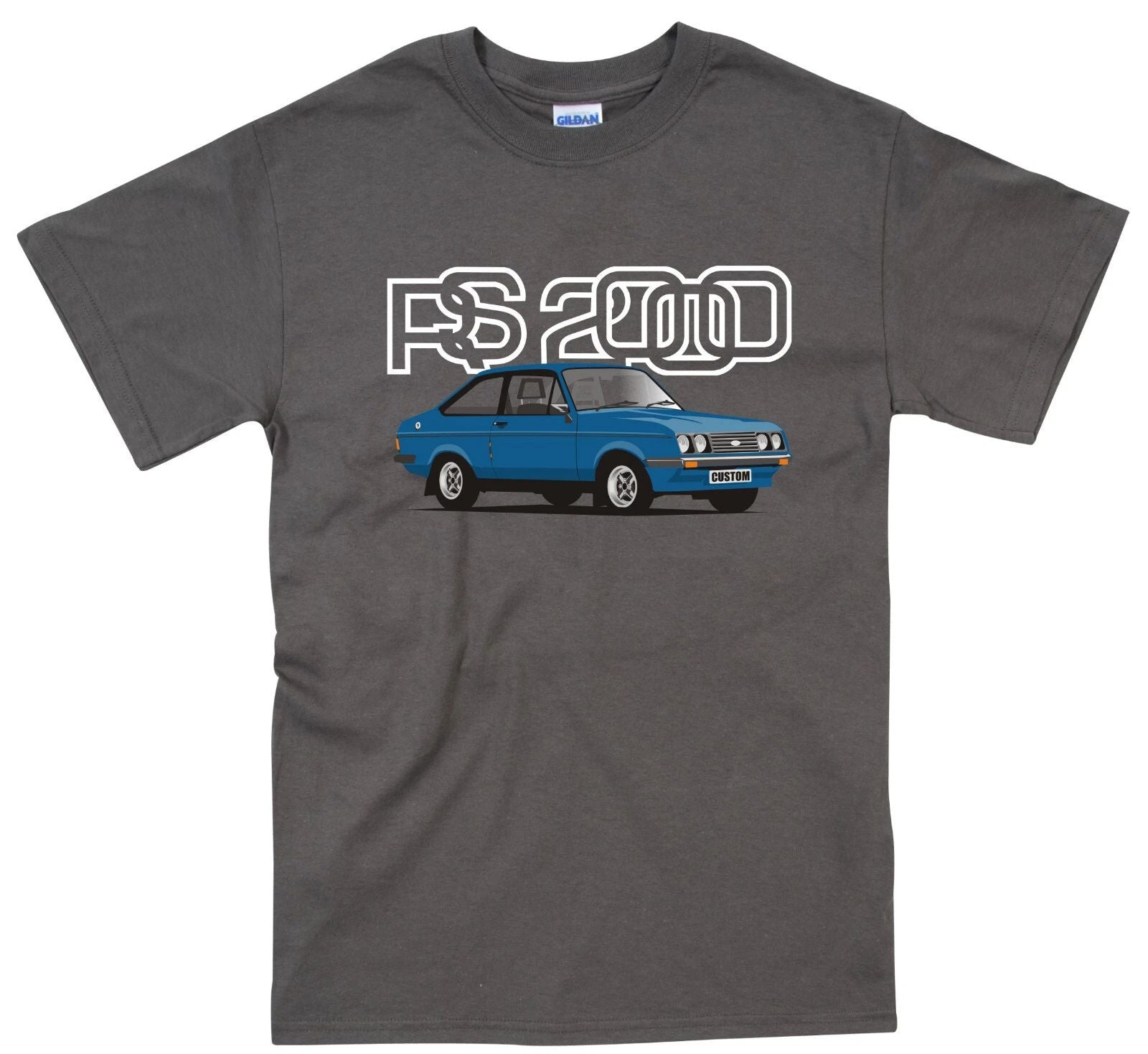Ford Escort RS 2000 Custom Retro Classic Car T Shirt 9 colours Unisex T-shirt, Sweatshirt, Hoodie, Long Sleeve Tee - T-Shirt, Sweatshirt, Hoodie