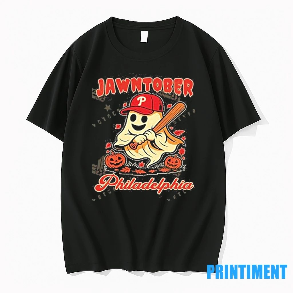 Philadelphia Phillies Red October Jawntober Halloween Tshirts Sweater Unisex T-shirt, Sweatshirt, Hoodie, Long Sleeve Tee - T-Shirt, Sweatshirt, Hoodie