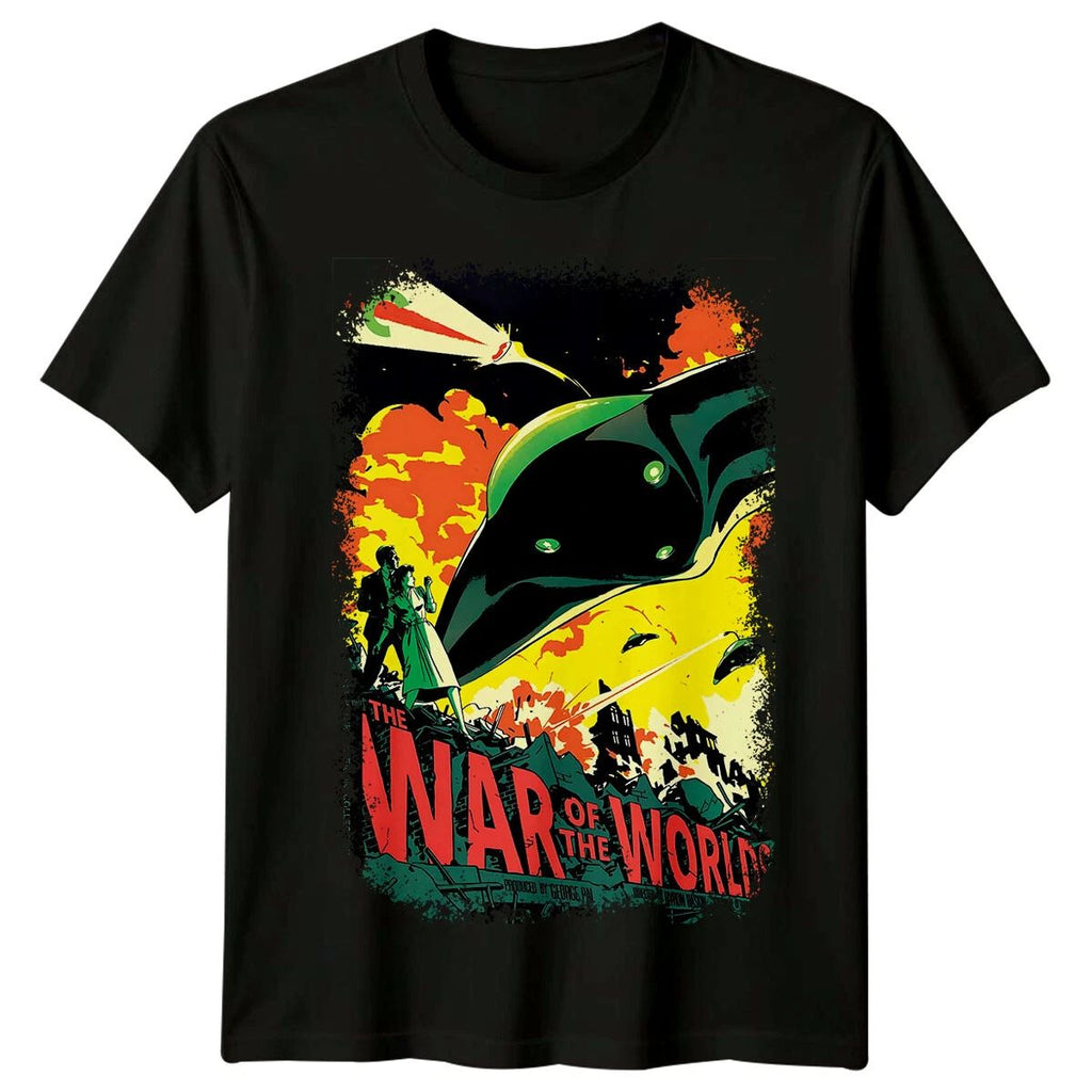 The War of the Worlds (1953) Movie Poster Inspired T-Shirt Retro Tee Unisex Unisex T-shirt, Sweatshirt, Hoodie, Long Sleeve Tee - T-Shirt, Sweatshirt, Hoodie