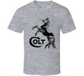 Colt Horse Guns Firearms Logo Men's Retro S-5XL T-Shirt tee Unisex Free Shipping Unisex T-shirt, Sweatshirt, Hoodie, Long Sleeve Tee - T-Shirt, Sweatshirt, Hoodie