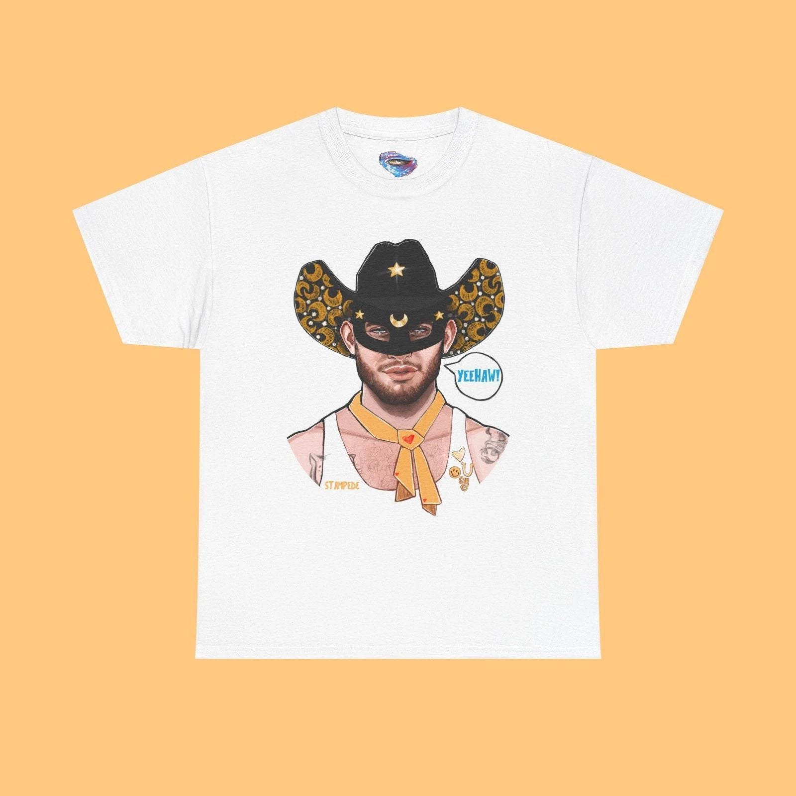 Orville Peck - Stampede - Yeehaw - gay cowboy - Unisex Heavy Cotton Tee Unisex T-shirt, Sweatshirt, Hoodie, Long Sleeve Tee - T-Shirt, Sweatshirt, Hoodie