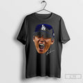 Classic Yoshinobu Yamamoto Big Face Fan Inspired Los Angeles Dodgers Meme Signature T Shirts - T-Shirt, Sweatshirt, Hoodie