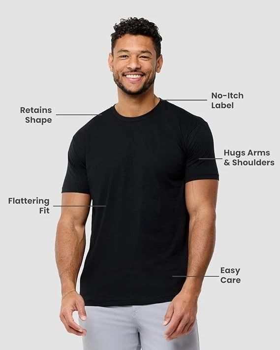INTO THE AM Men's T-Shirts Soft Cotton Blend Crew Neck Tee- Athletic Fit Unisex T-shirt, Sweatshirt, Hoodie, Long Sleeve Tee - T-Shirt, Sweatshirt, Hoodie