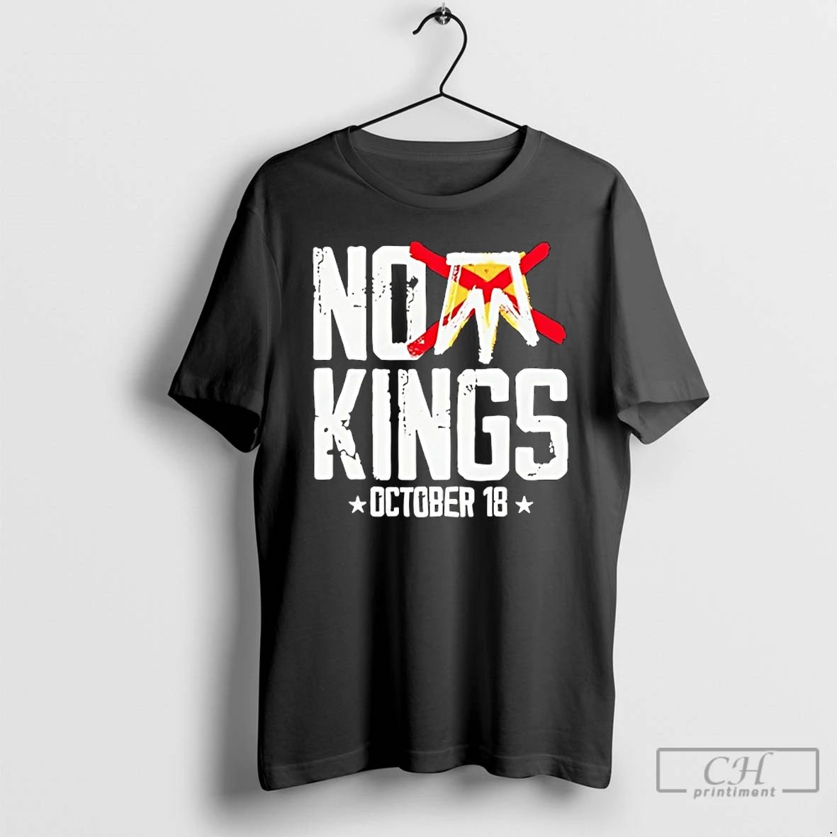 Classic Tom Mossey No Kings October 18 T Shirts Unisex T-shirt, Sweatshirt, Hoodie, Long Sleeve Tee - T-Shirt, Sweatshirt, Hoodie