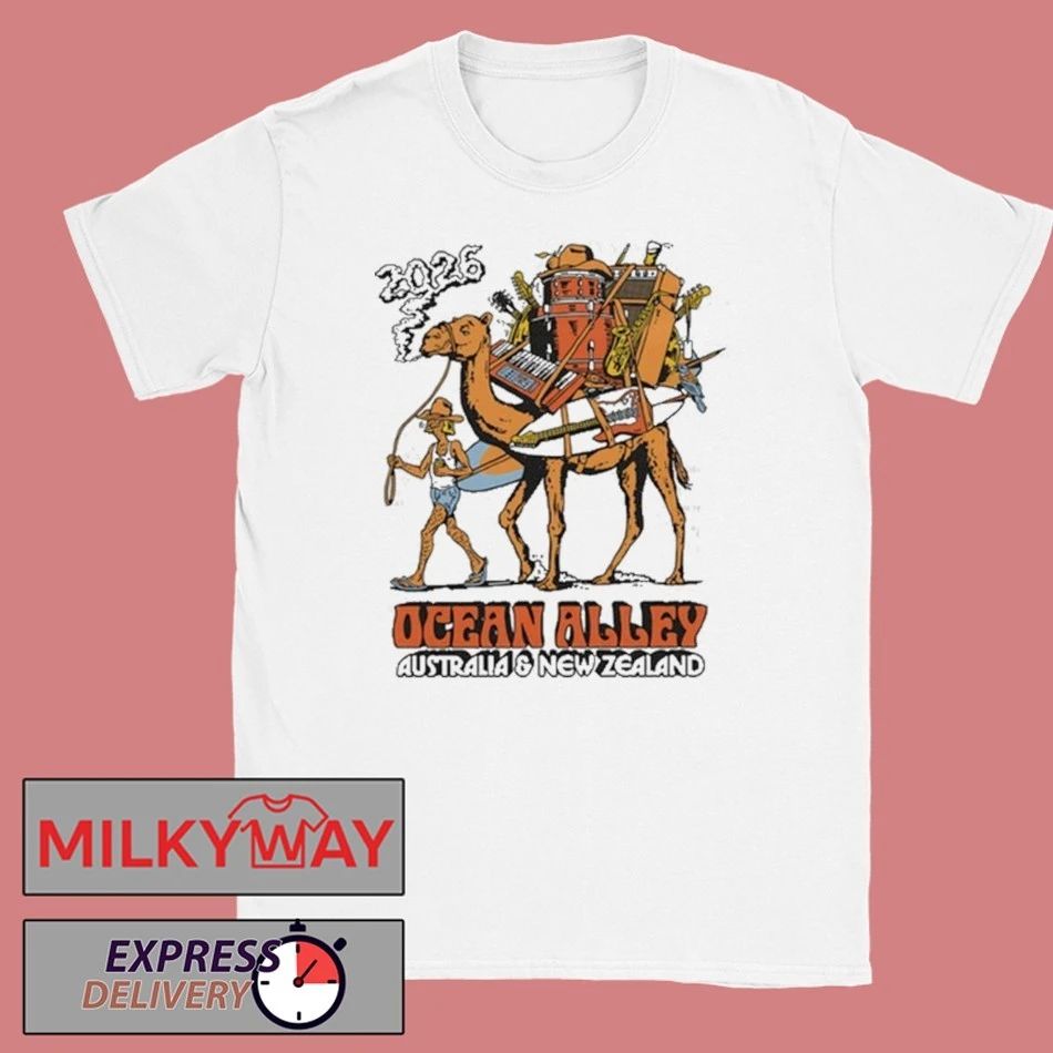 Ocean Alley 2026 Australia & New Zealand Tour shirt Unisex T-shirt, Sweatshirt, Hoodie, Long Sleeve Tee - T-Shirt, Sweatshirt, Hoodie
