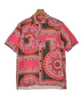 Sacai Men's Casual Shirt Pink Orange Black Allover Pattern Used Unisex T-shirt, Sweatshirt, Hoodie, Long Sleeve Tee - T-Shirt, Sweatshirt, Hoodie
