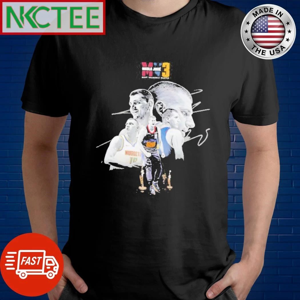Nikola Jokic 3 Denver Nuggets Basketball Most Valuable Player shirt Unisex T-shirt, Sweatshirt, Hoodie, Long Sleeve Tee - T-Shirt, Sweatshirt, Hoodie