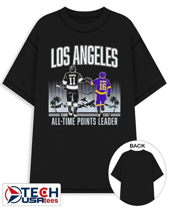 Anze Kopitar and Marcel Dionne Los Angeles All-Time Points Leader shirt Unisex T-shirt, Sweatshirt, Hoodie, Long Sleeve Tee - T-Shirt, Sweatshirt, Hoodie