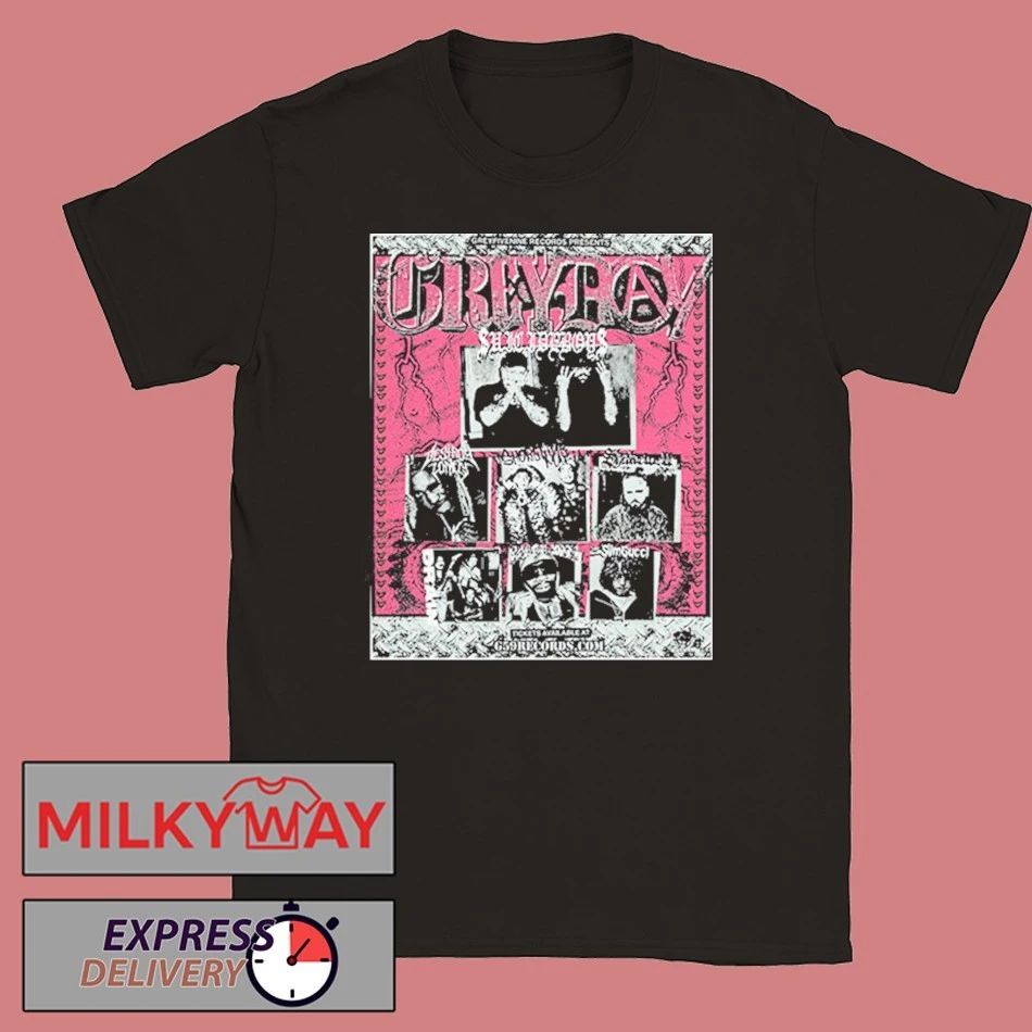 Suicide Boys Grey Day 2026 North American Tour Schedule Tour Dates shirt Unisex T-shirt, Sweatshirt, Hoodie, Long Sleeve Tee - T-Shirt, Sweatshirt, Hoodie