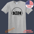 Loud Records Men's Grey Size S to 5XL Unisex T-shirt, Sweatshirt, Hoodie, Long Sleeve Tee - T-Shirt, Sweatshirt, Hoodie