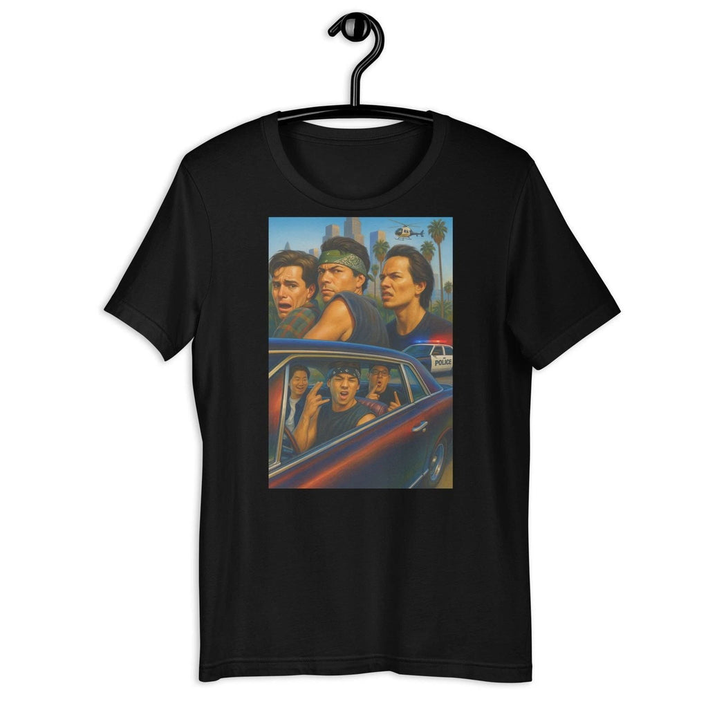 90s Chicano Street Art T-Shirt Lowrider Homies Graphic Tee Vintage Style Unisex T-shirt, Sweatshirt, Hoodie, Long Sleeve Tee - T-Shirt, Sweatshirt, Hoodie