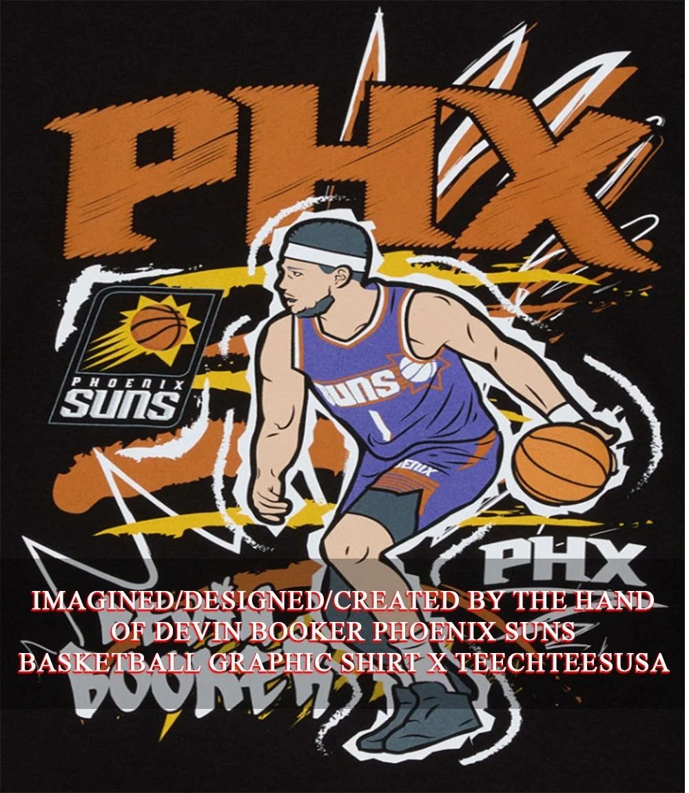 Devin Booker Phoenix Suns Basketball graphic shirt Unisex T-shirt, Sweatshirt, Hoodie, Long Sleeve Tee - T-Shirt, Sweatshirt, Hoodie