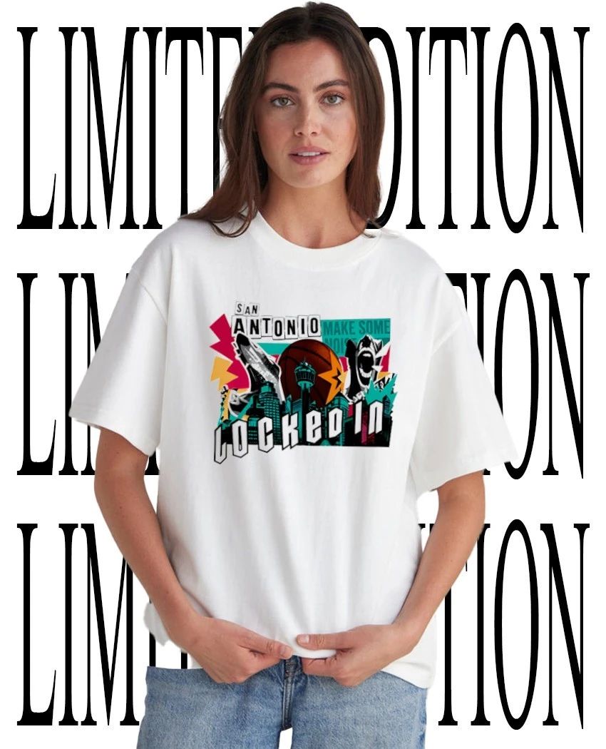 Locked In San Antonio Spurs Playoffs 2026 shirt Unisex T-shirt, Sweatshirt, Hoodie, Long Sleeve Tee - T-Shirt, Sweatshirt, Hoodie
