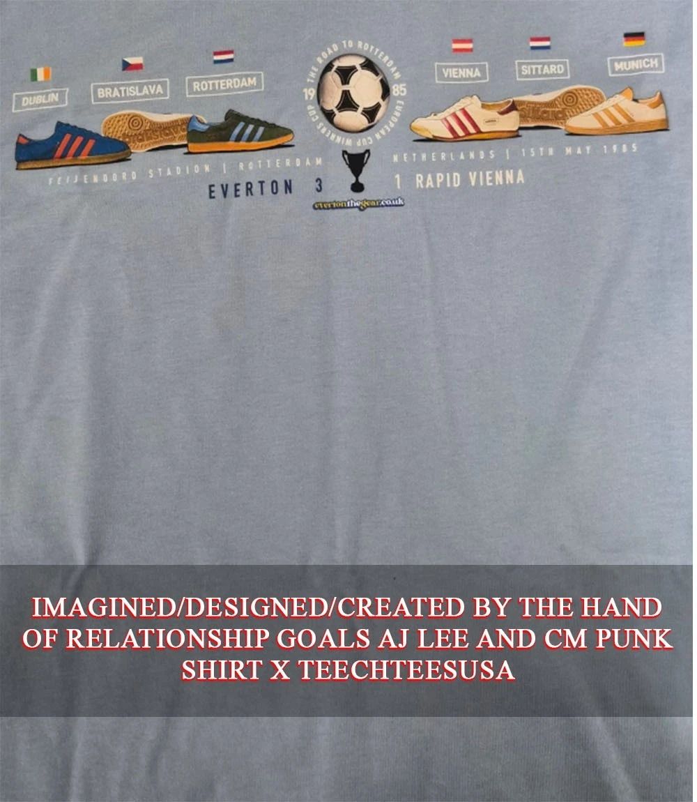 Road To Rotterdam 1985 European Cup Winners Cup shirt Unisex T-shirt, Sweatshirt, Hoodie, Long Sleeve Tee - T-Shirt, Sweatshirt, Hoodie