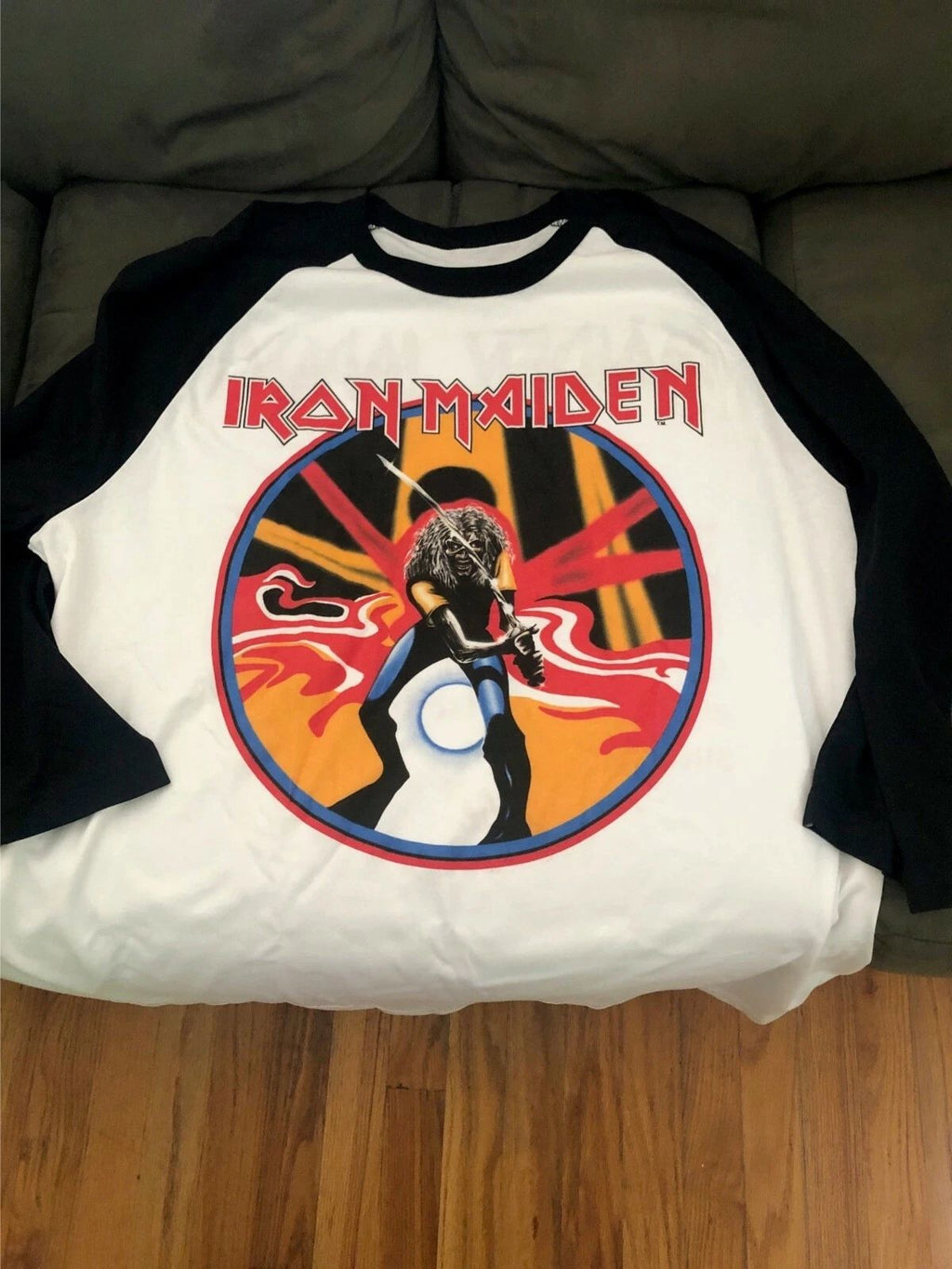 Iron Maiden - Maiden Japan 1982 Raglan Beast on the Road World Tour,  S to 3XL Unisex T-shirt, Sweatshirt, Hoodie, Long Sleeve Tee - T-Shirt, Sweatshirt, Hoodie