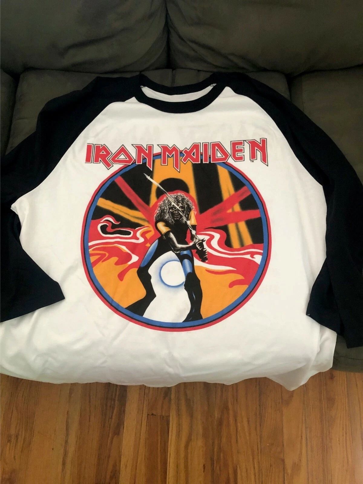 Iron Maiden - Maiden Japan 1982 Raglan Beast on the Road World Tour,  S to 3XL Unisex T-shirt, Sweatshirt, Hoodie, Long Sleeve Tee - T-Shirt, Sweatshirt, Hoodie