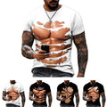 Casual 3D Printed T Shirt for Men with Funny Muscle Design for Daily Wear Unisex T-shirt, Sweatshirt, Hoodie, Long Sleeve Tee - T-Shirt, Sweatshirt, Hoodie