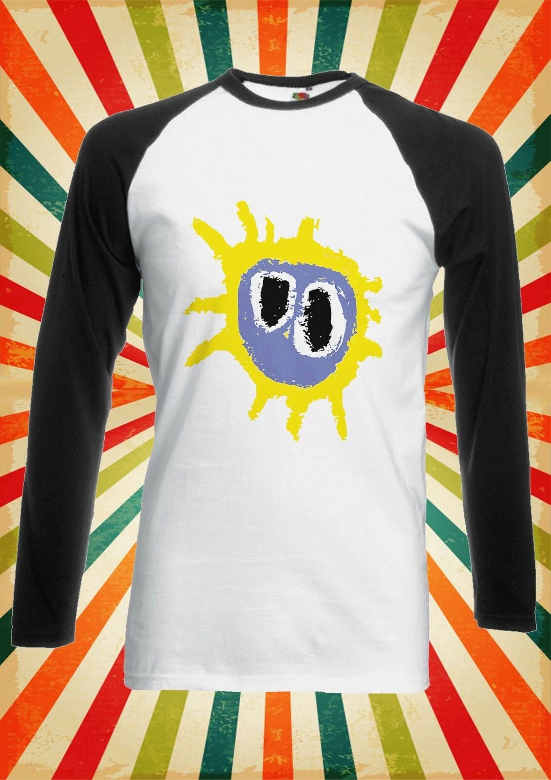 Screamadelica Primal Scream Men Women Long Short Sleeve Baseball T Shirt 2284 Unisex T-shirt, Sweatshirt, Hoodie, Long Sleeve Tee - T-Shirt, Sweatshirt, Hoodie