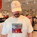 I Identify As A White Devil USA flag shirt Unisex T-shirt, Sweatshirt, Hoodie, Long Sleeve Tee - T-Shirt, Sweatshirt, Hoodie