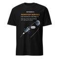 Artemis II Funny T-Shirt Nonstop Moon Flight Parody Space Humor Tee Unisex T-shirt, Sweatshirt, Hoodie, Long Sleeve Tee - T-Shirt, Sweatshirt, Hoodie