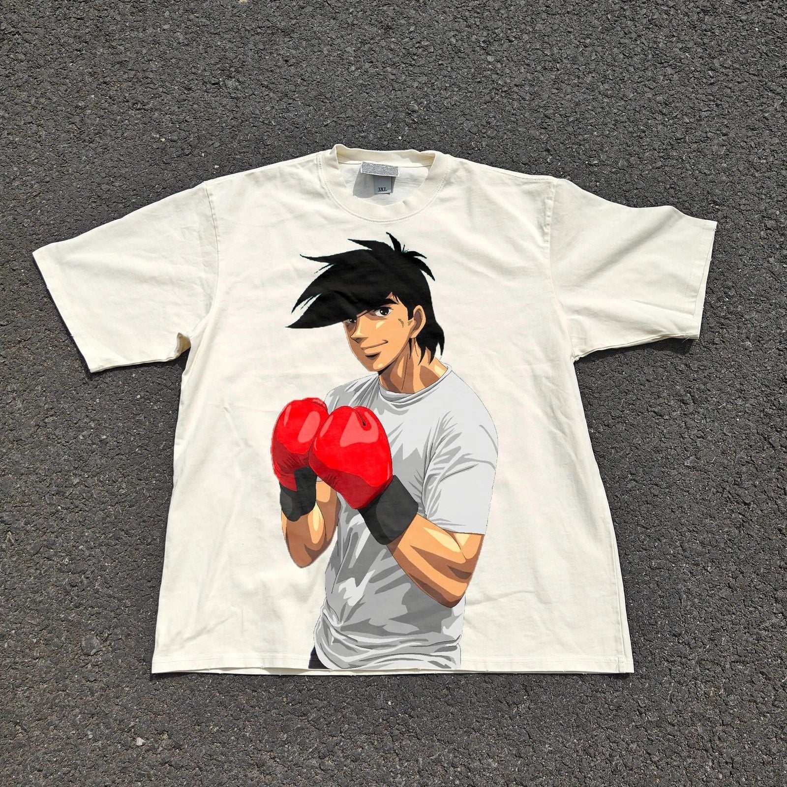 Ashita no Joe Tomorrow's Joe Yabuki Boxing Red Gloves Heavyweight T-Shirt 330gsm Unisex T-shirt, Sweatshirt, Hoodie, Long Sleeve Tee - T-Shirt, Sweatshirt, Hoodie