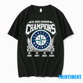 2025 Al West Division Seattle Mariners Champions Vintage Tshirts Sweater Unisex T-shirt, Sweatshirt, Hoodie, Long Sleeve Tee - T-Shirt, Sweatshirt, Hoodie