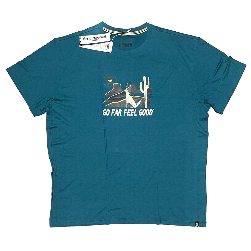 Smartwool Moonlight Desert Graphic T-Shirt Tee Size XL Short Sleeve Grn Blu NWT Unisex T-shirt, Sweatshirt, Hoodie, Long Sleeve Tee - T-Shirt, Sweatshirt, Hoodie