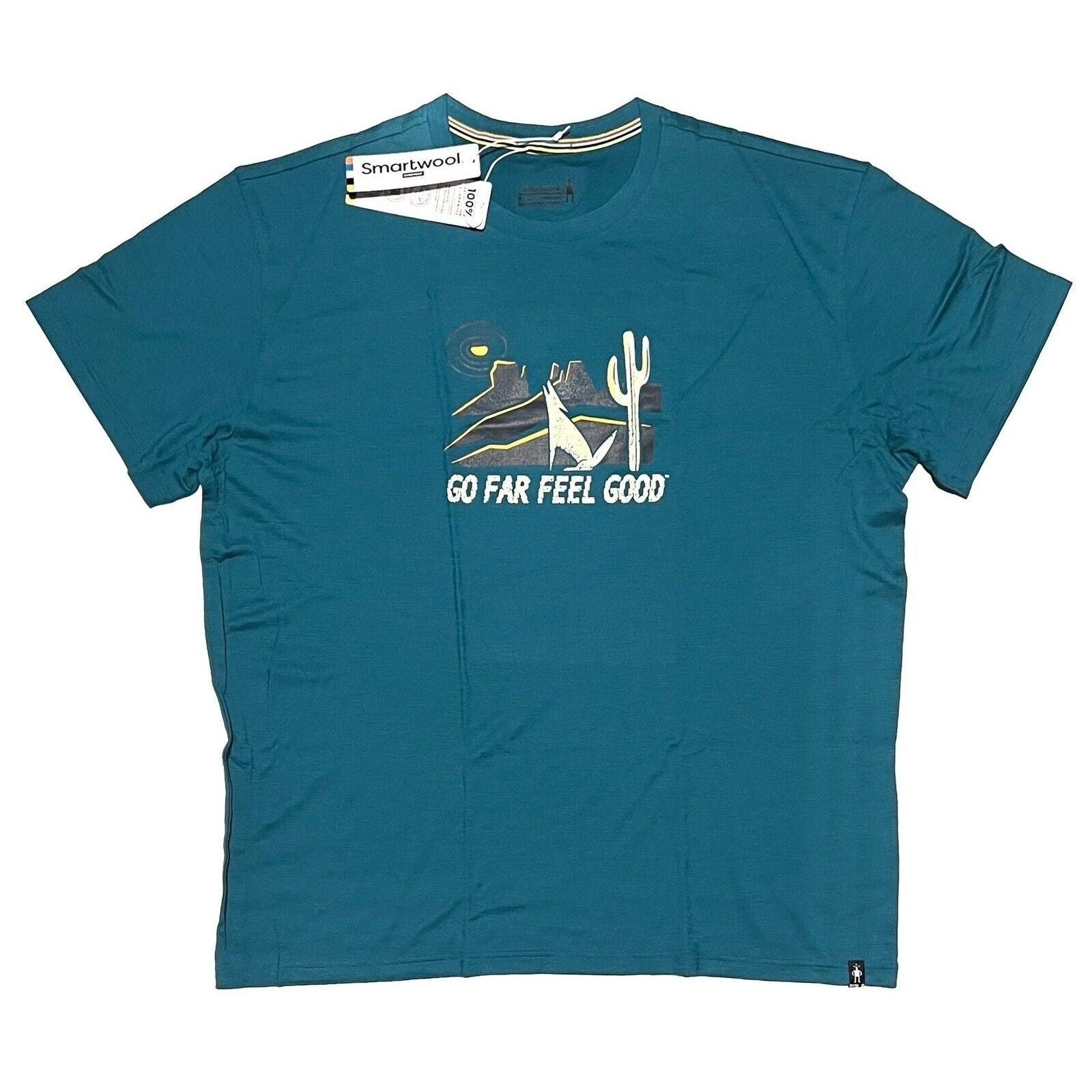 Smartwool Moonlight Desert Graphic T-Shirt Tee Size XL Short Sleeve Grn Blu NWT Unisex T-shirt, Sweatshirt, Hoodie, Long Sleeve Tee - T-Shirt, Sweatshirt, Hoodie