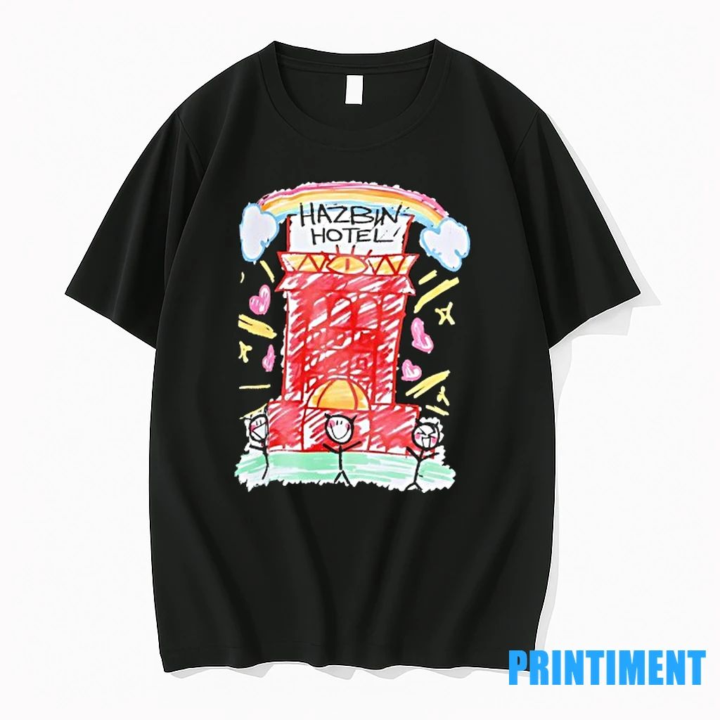 Hazbin Hotel Rainbow Drawing Tshirts Sweater Unisex T-shirt, Sweatshirt, Hoodie, Long Sleeve Tee - T-Shirt, Sweatshirt, Hoodie