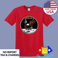 Apollo 11 Space Mission Men's Red Size S-3XL Unisex T-shirt, Sweatshirt, Hoodie, Long Sleeve Tee - T-Shirt, Sweatshirt, Hoodie