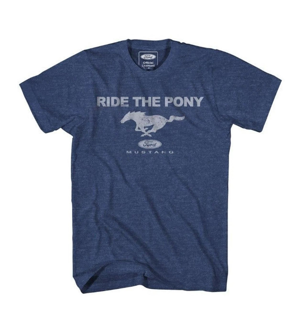 Ford Mustang Ride The Pony  T-Shirt New Unisex T-shirt, Sweatshirt, Hoodie, Long Sleeve Tee - T-Shirt, Sweatshirt, Hoodie