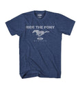 Ford Mustang Ride The Pony  T-Shirt New Unisex T-shirt, Sweatshirt, Hoodie, Long Sleeve Tee - T-Shirt, Sweatshirt, Hoodie