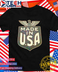 Made in U.S.A. logo shirt Unisex T-shirt, Sweatshirt, Hoodie, Long Sleeve Tee - T-Shirt, Sweatshirt, Hoodie