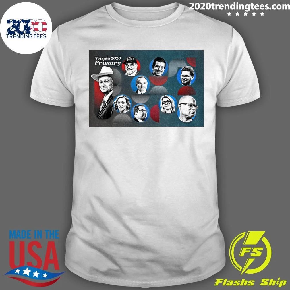 Nevada 2026 Primary Election Results Shirt Unisex T-shirt, Sweatshirt, Hoodie, Long Sleeve Tee - T-Shirt, Sweatshirt, Hoodie