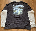 Vintage West Coast Choppers Shirt Men XL Brown Double Side Layer Thermal Tee Y2K Unisex T-shirt, Sweatshirt, Hoodie, Long Sleeve Tee - T-Shirt, Sweatshirt, Hoodie