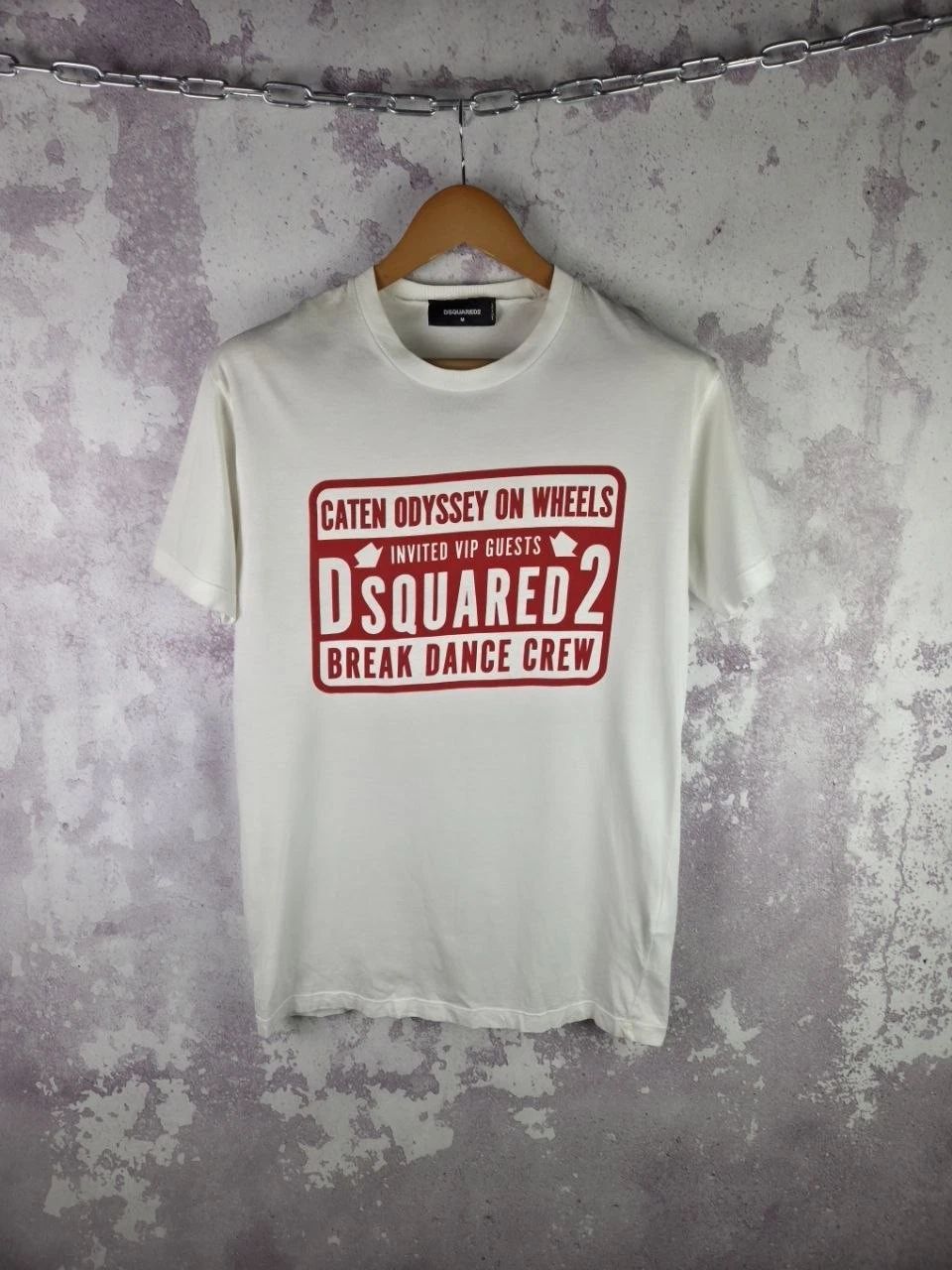 Dsquared2 T-Shirt Men's Luxury Big Logo Classic White Size M Unisex T-shirt, Sweatshirt, Hoodie, Long Sleeve Tee - T-Shirt, Sweatshirt, Hoodie