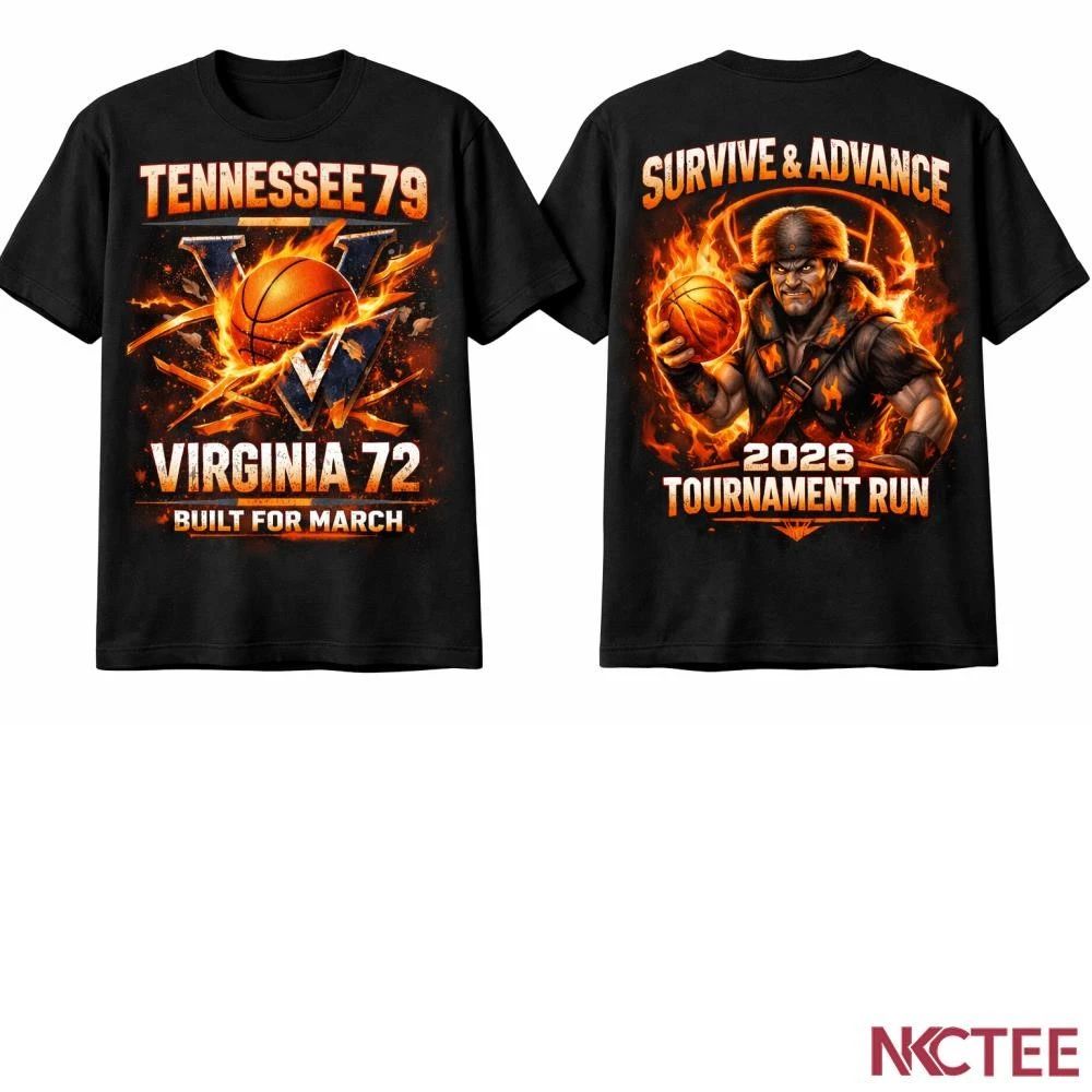 NKCtees Tennessee Volunteers 79-72 Victory Shirt  Built For March 2026 NCAA Tournament Tee - T-Shirt, Sweatshirt, Hoodie