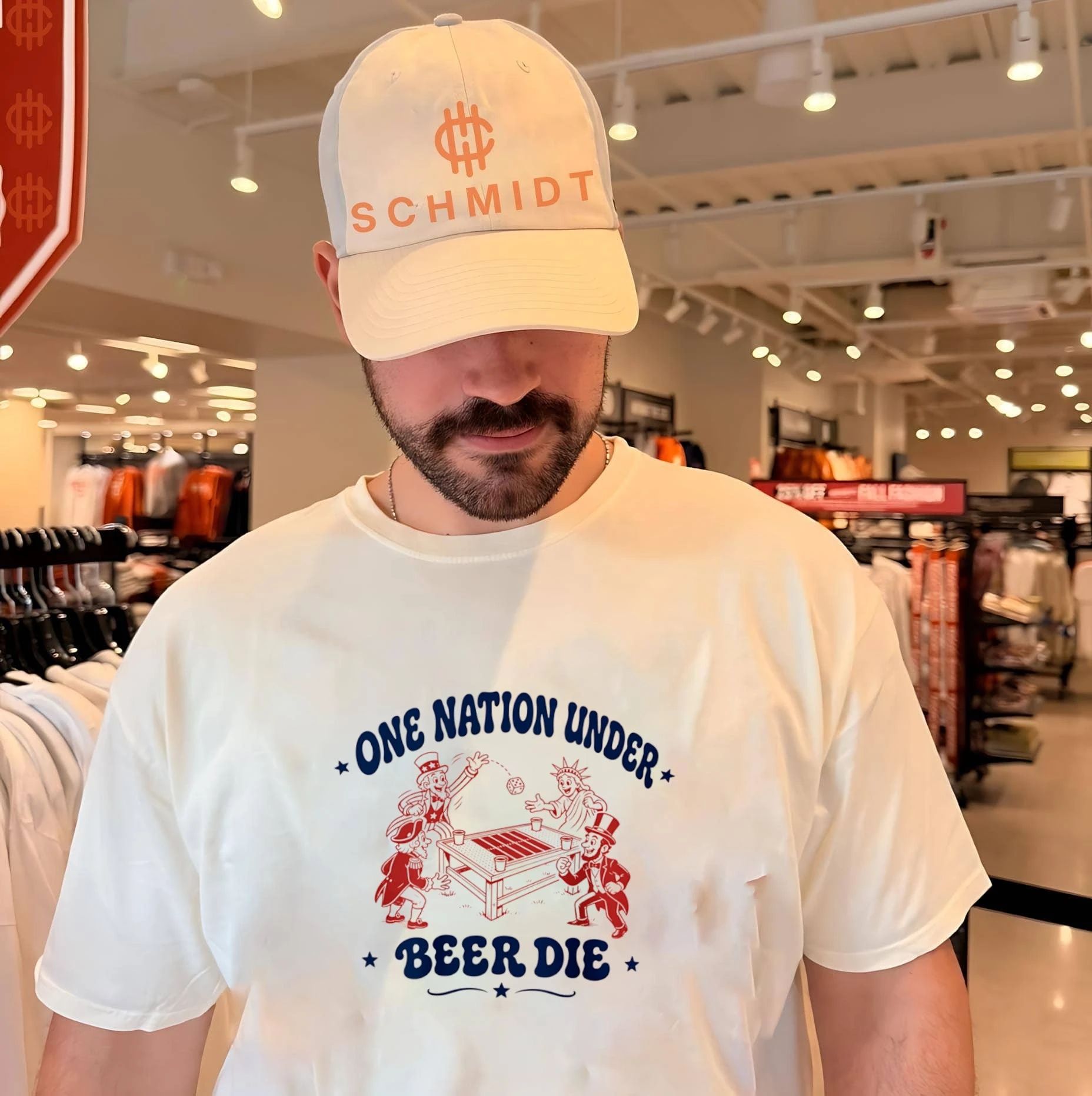 One Nation Under Beer Die shirt Unisex T-shirt, Sweatshirt, Hoodie, Long Sleeve Tee - T-Shirt, Sweatshirt, Hoodie