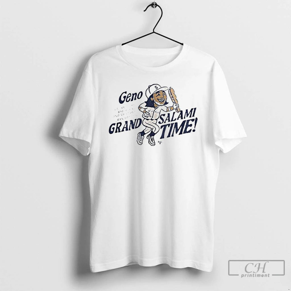 Classic Seattle Mariners Geno Grand Salami Time T Shirts Unisex T-shirt, Sweatshirt, Hoodie, Long Sleeve Tee - T-Shirt, Sweatshirt, Hoodie